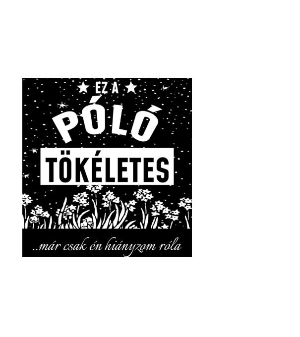  minta fehér pólón