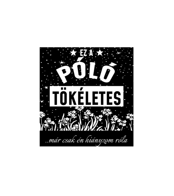  minta fehér pólón