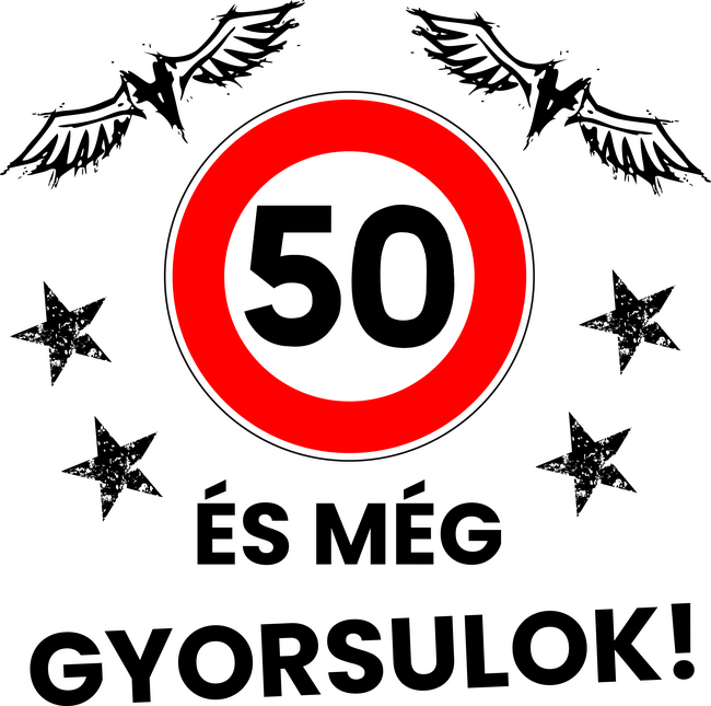50 és még gyorsulok