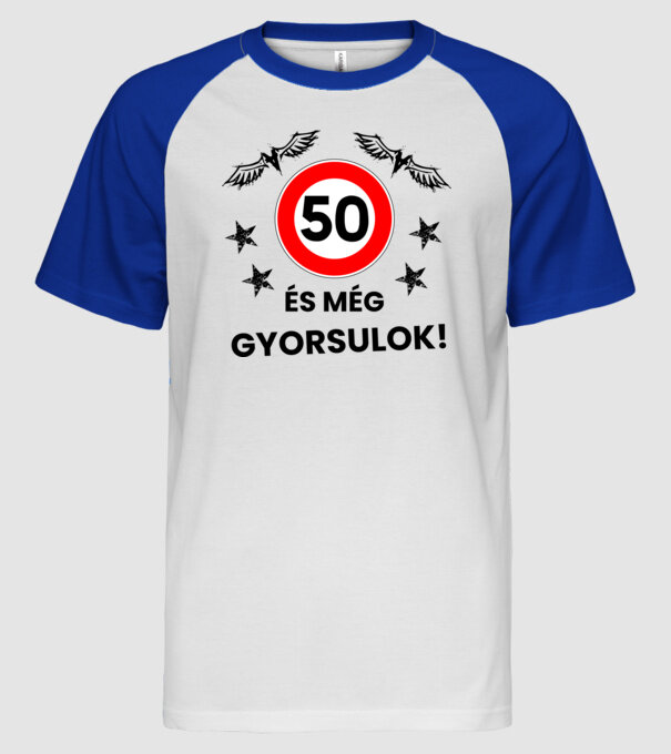  minta fehér/royal pólón