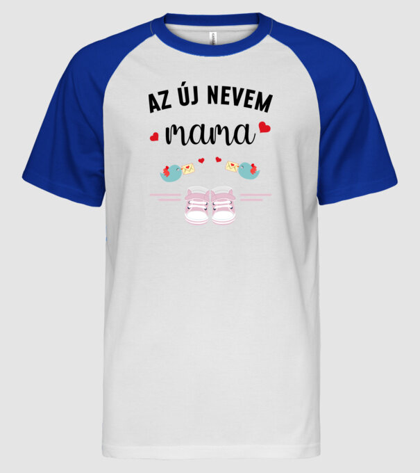  minta fehér/royal pólón