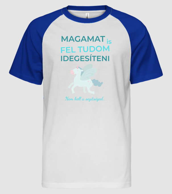  minta fehér/royal pólón