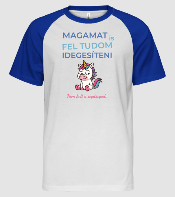  minta fehér/royal pólón