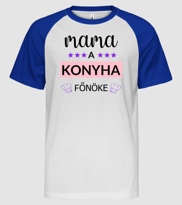  minta fehér/royal pólón