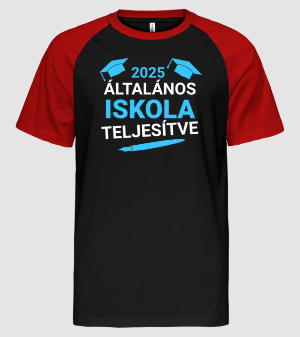  minta fekete/piros pólón
