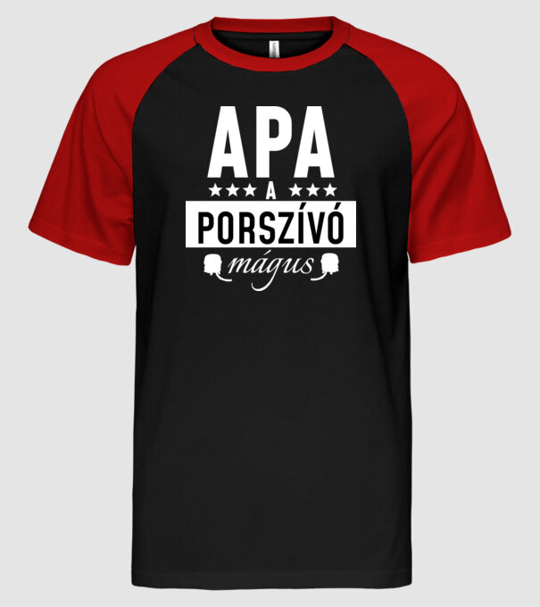  minta fekete/piros pólón