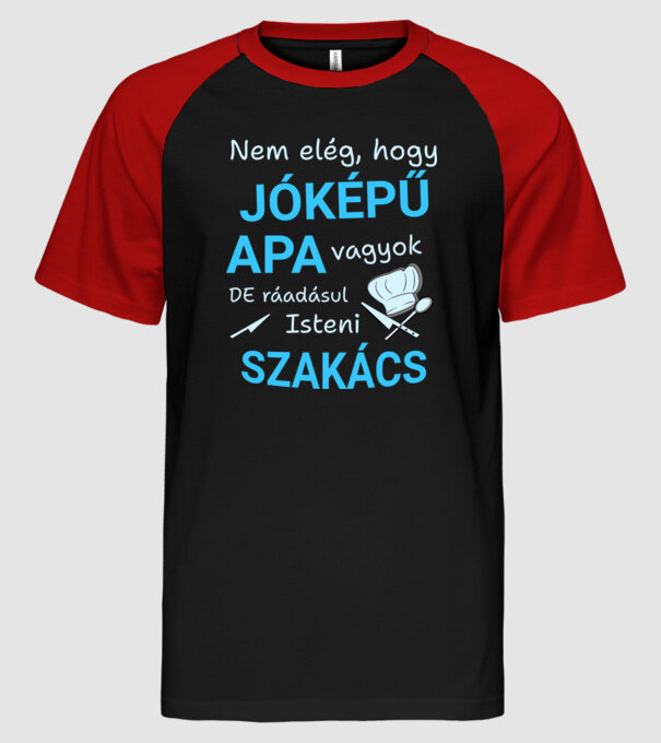  minta fekete/piros pólón
