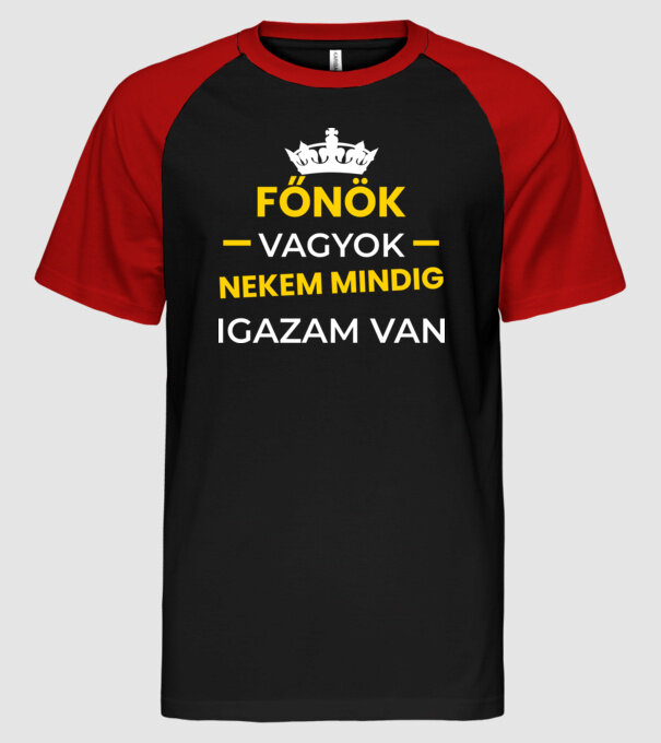  minta fekete/piros pólón