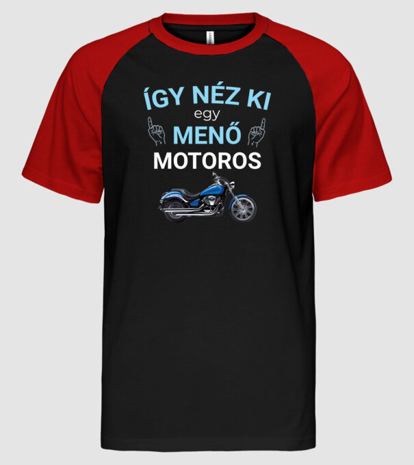  minta fekete/piros pólón