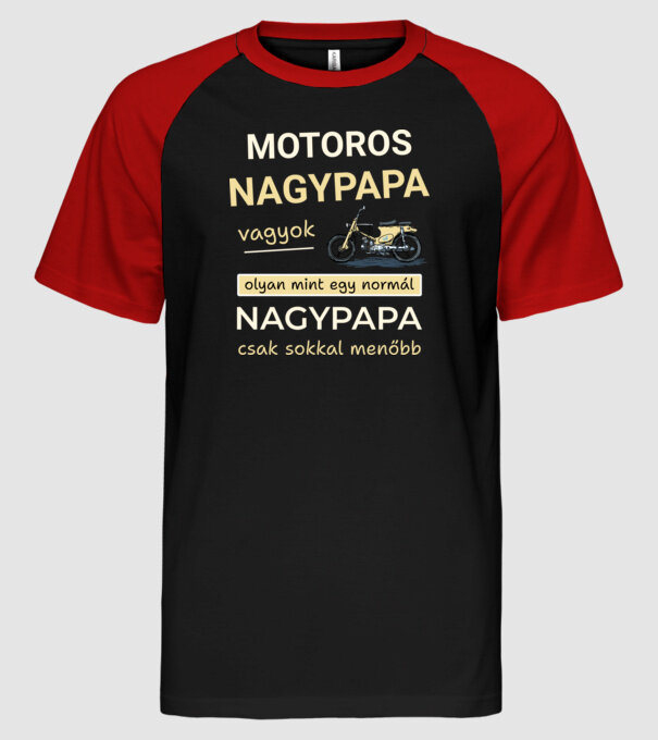  minta fekete/piros pólón