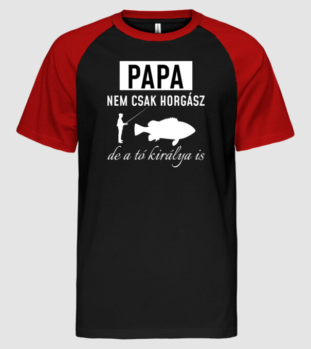  minta fekete/piros pólón