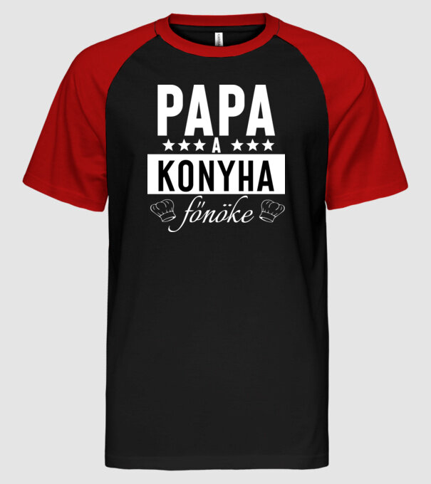  minta fekete/piros pólón