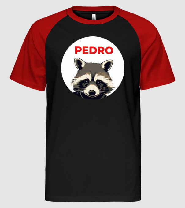  minta fekete/piros pólón