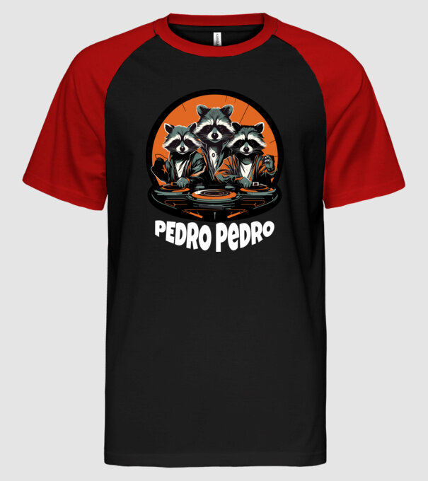  minta fekete/piros pólón
