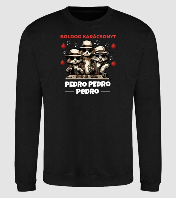  minta fekete pólón