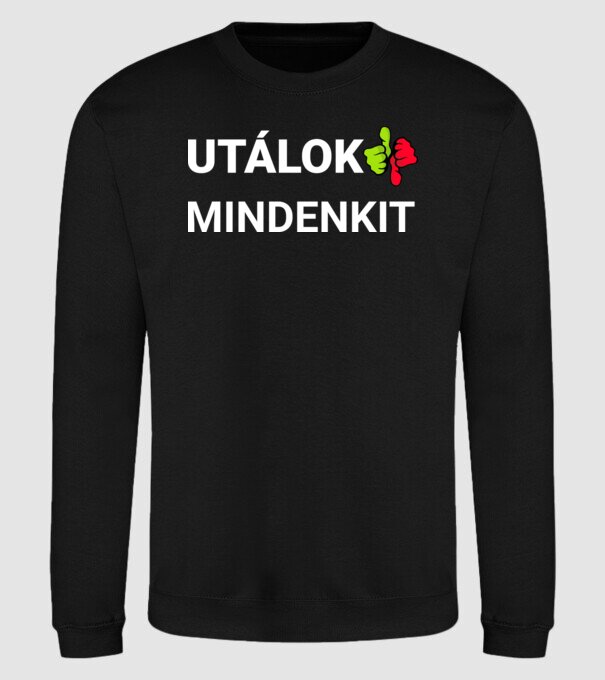  minta fekete pólón