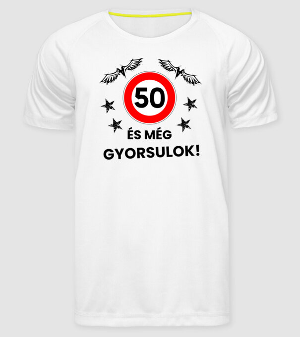  minta fehér pólón