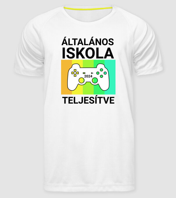  minta fehér pólón