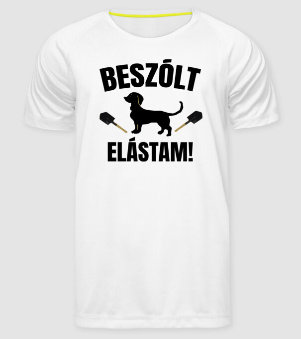  minta fehér pólón