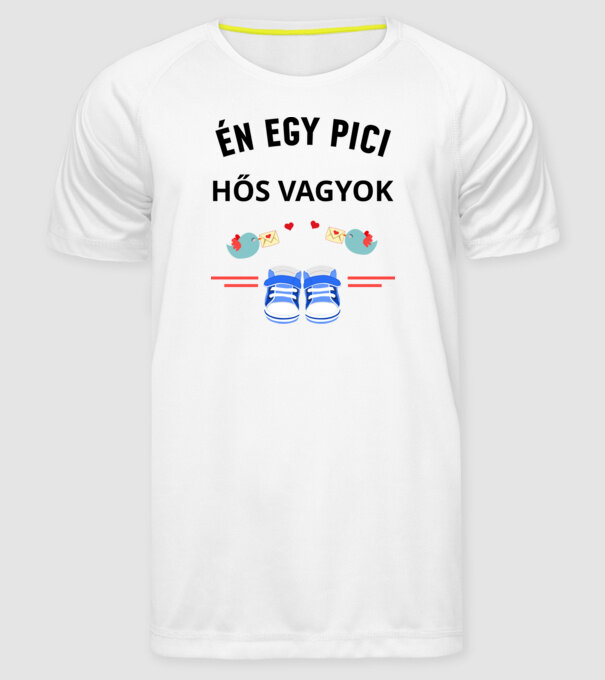  minta fehér pólón