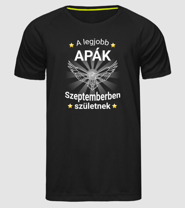  minta fekete pólón
