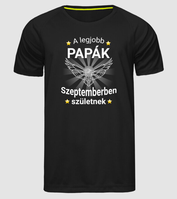  minta fekete pólón