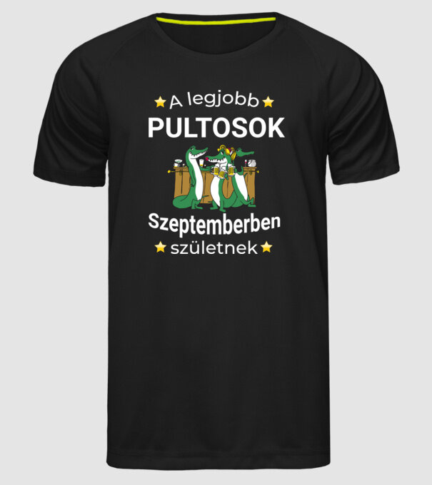  minta fekete pólón