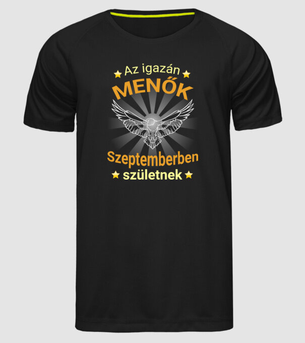  minta fekete pólón