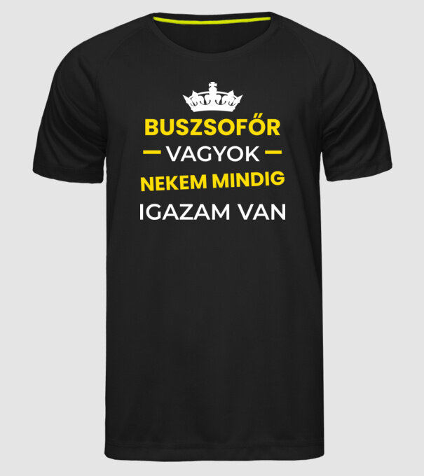  minta fekete pólón