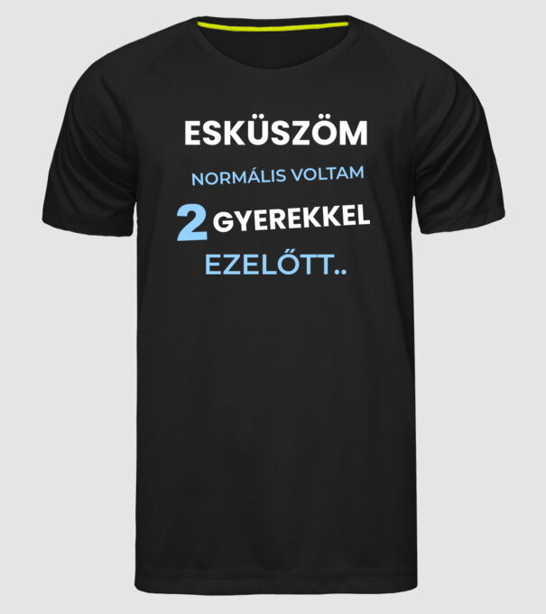  minta fekete pólón