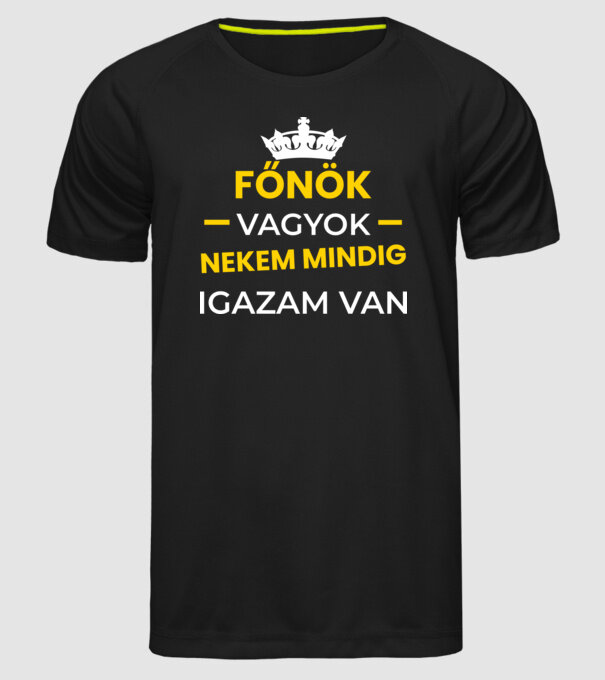  minta fekete pólón