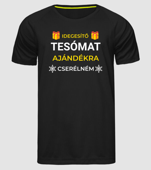 minta fekete pólón