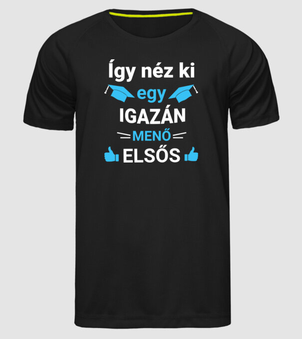  minta fekete pólón