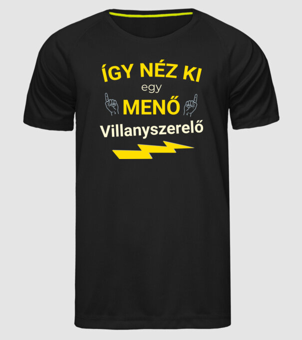  minta fekete pólón
