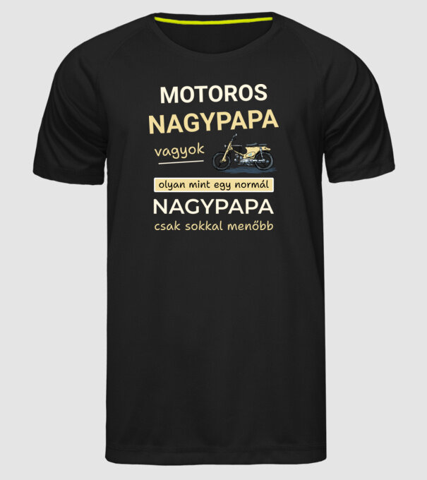  minta fekete pólón