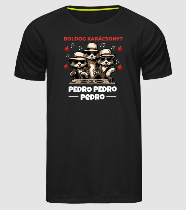  minta fekete pólón