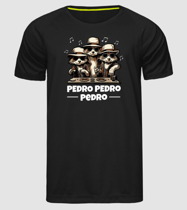  minta fekete pólón
