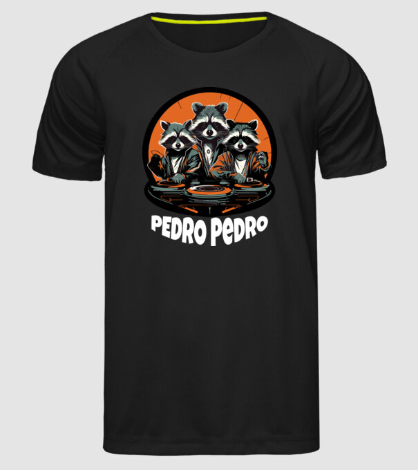  minta fekete pólón