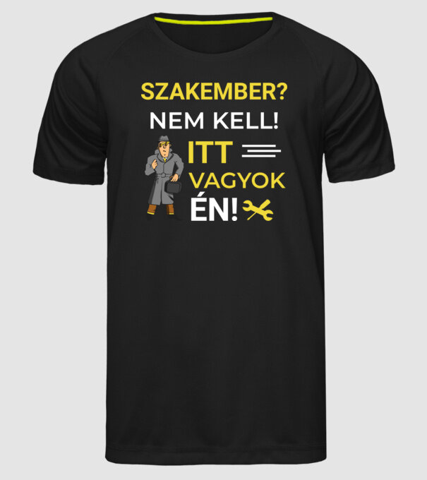  minta fekete pólón