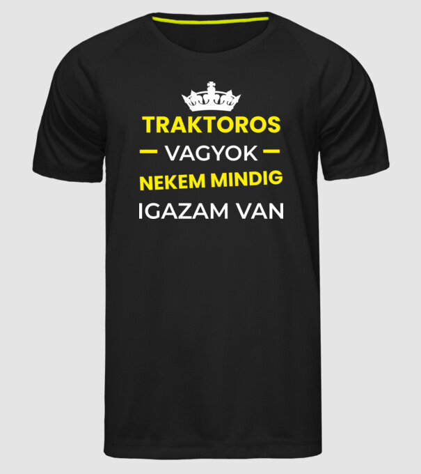  minta fekete pólón