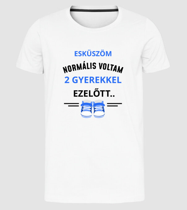  minta fehér pólón