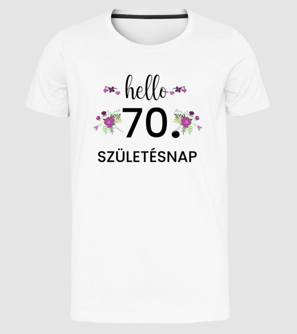 minta fehér pólón