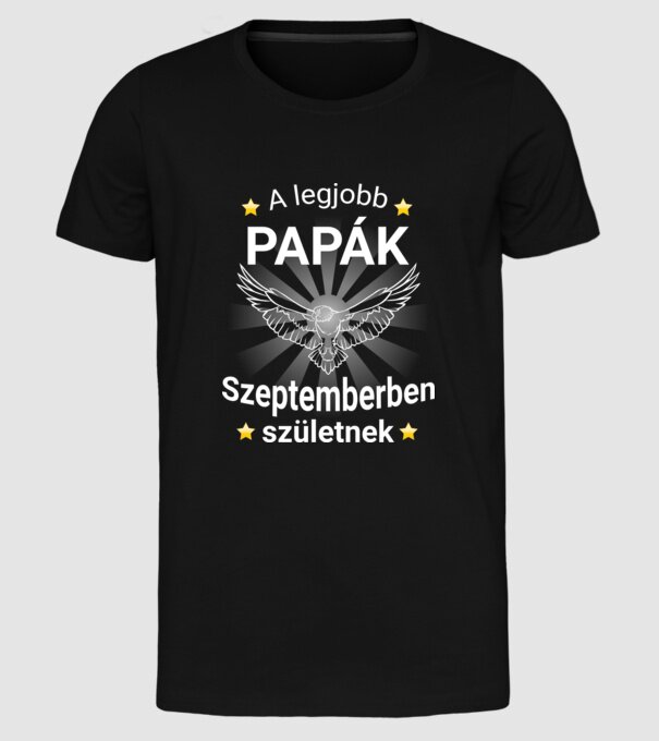  minta fekete pólón