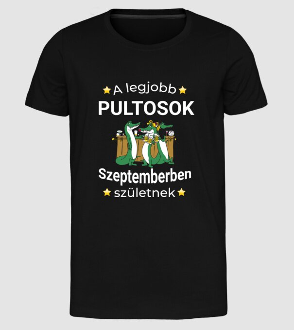  minta fekete pólón