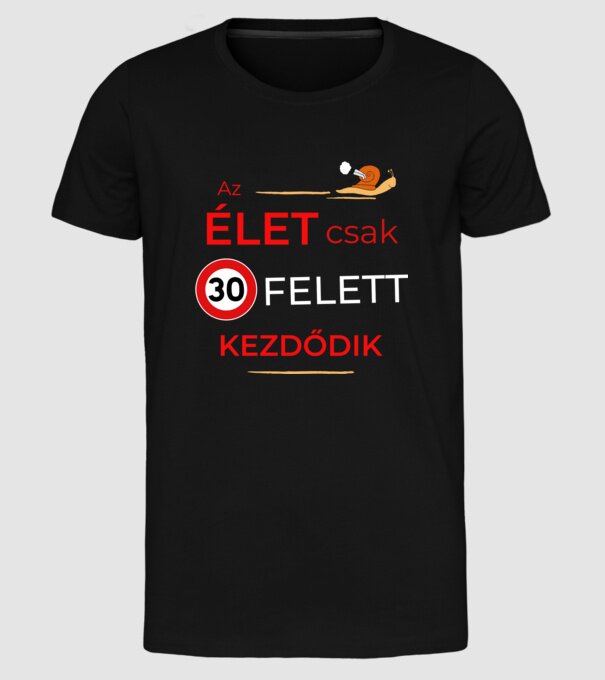  minta fekete pólón