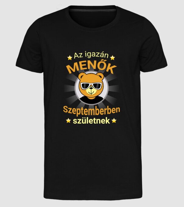  minta fekete pólón