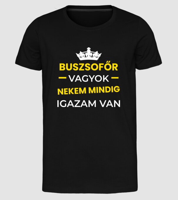  minta fekete pólón