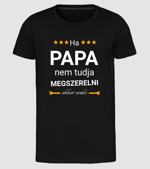  minta fekete pólón