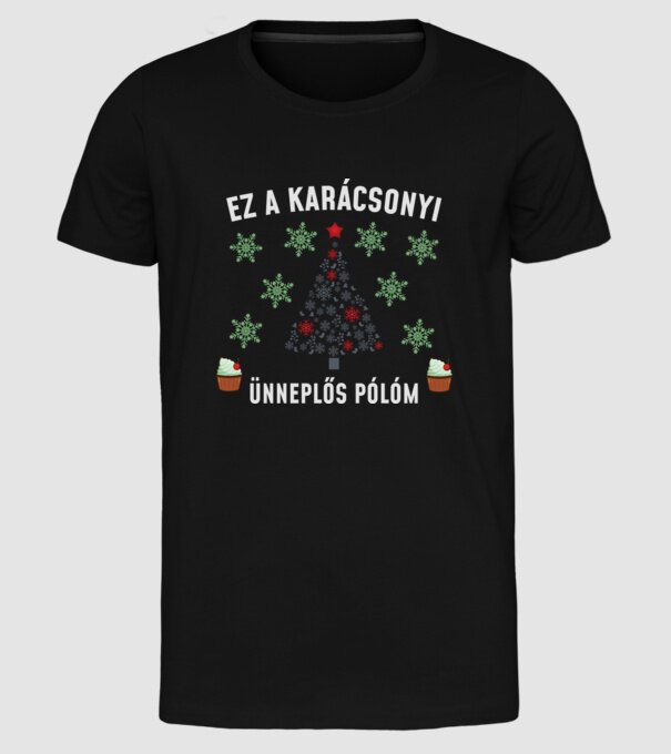  minta fekete pólón