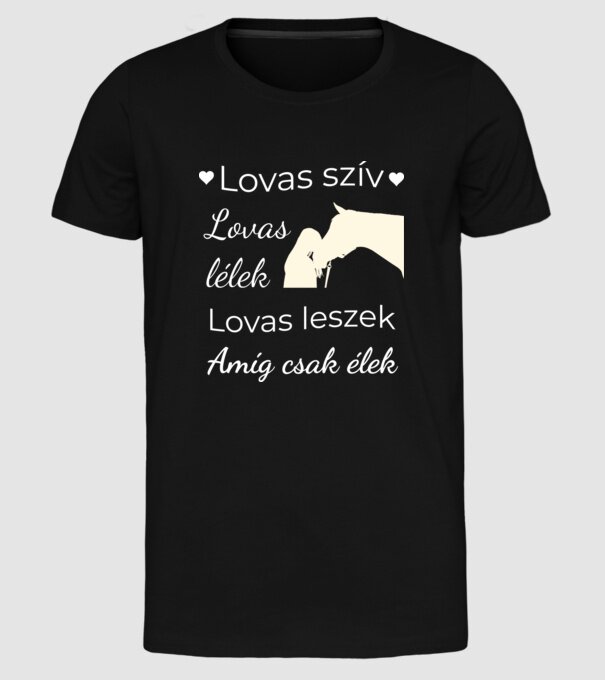  minta fekete pólón